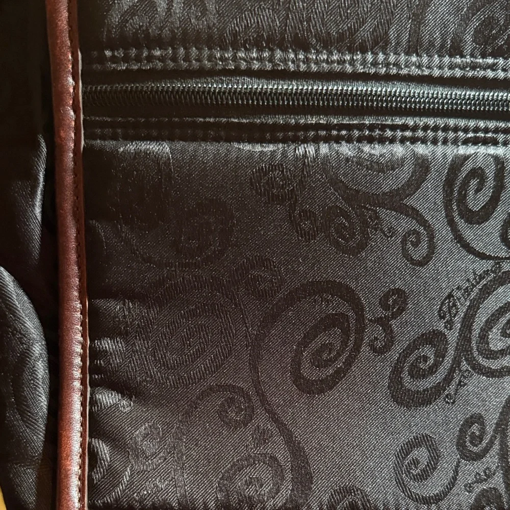 Brighton Croc-Embossed Leather Bag 18inches by 12. - Picture 7 of 16